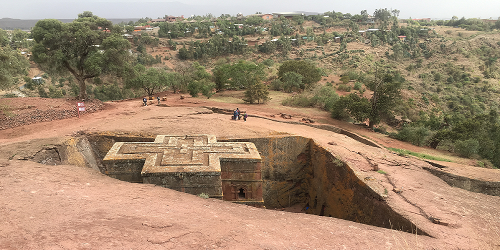 Saint Georg Cherch in Lalibela, Wollo